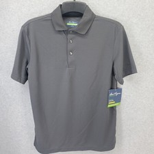 Ben Hogan Men's Size S 34-36 Performance Asphalt Gray Polo Shirt NEW w/TAGS