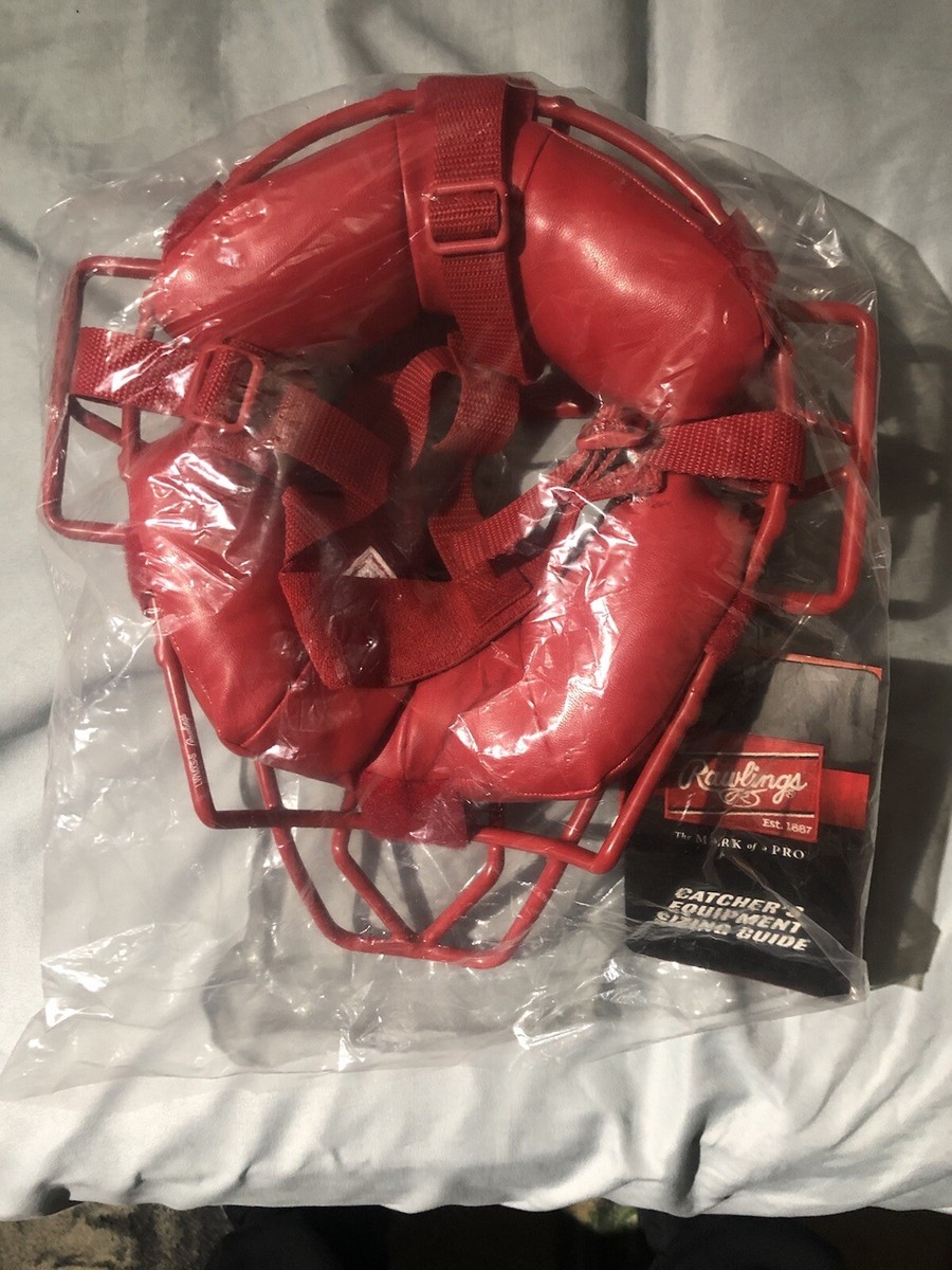 Supreme x Rawlings SS18 Baseball Softball Catcher's Mask Red