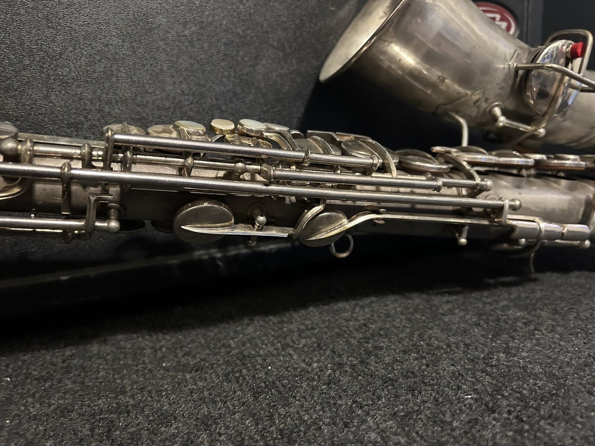 Vintage Cavalier By Conn Pan American Silver Alto Saxophone 92M w 