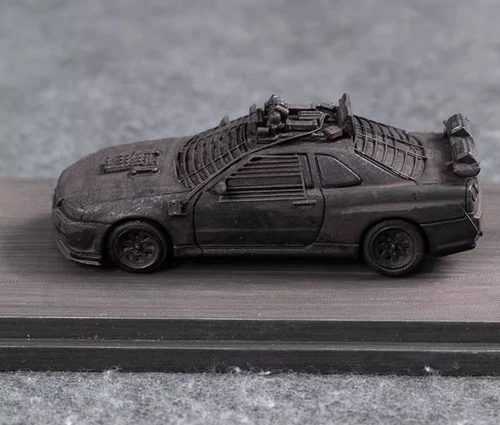 ZD SW 1:64 Skyline GTR R34 Mad Max 公仔运动模型压铸金属汽车全新无标签- - Imagen 8 de 13