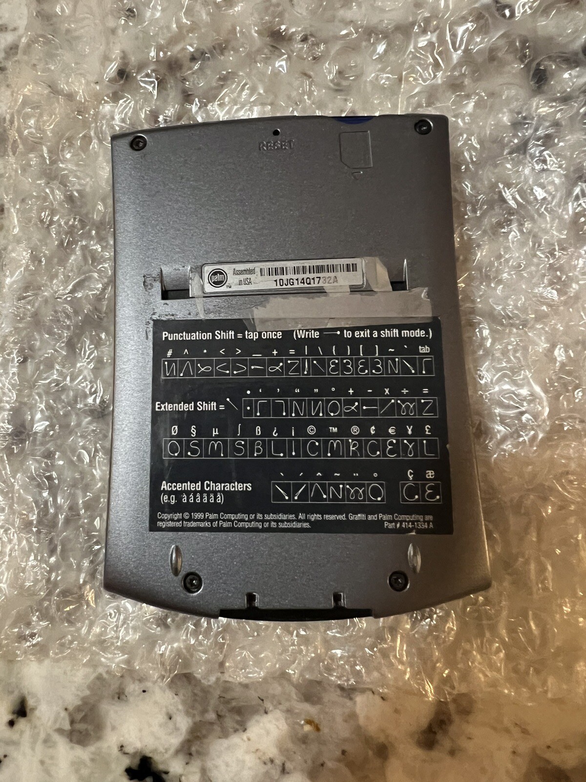 Palm m500 Gray Handheld PDA Pilot Pocket PC Organizer Bundle W/box No