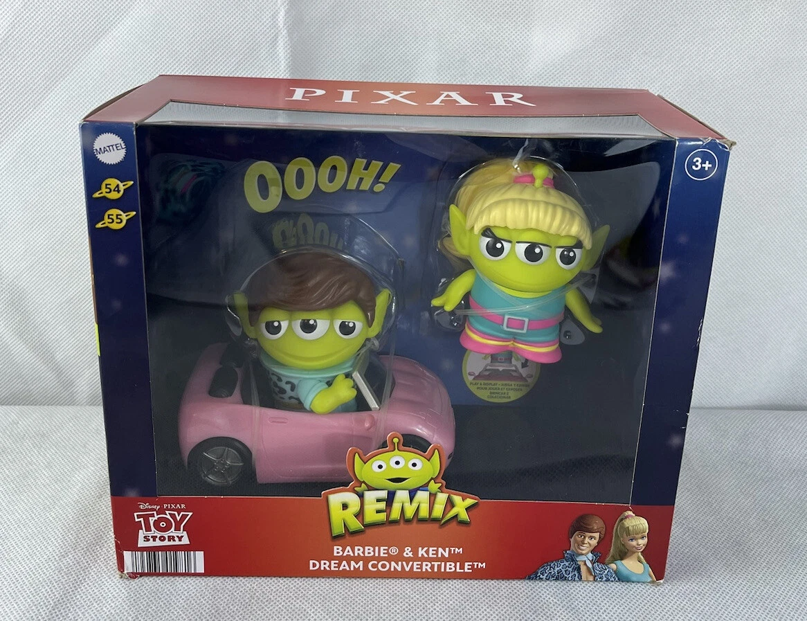 Disney Pixar Toy Story Remix Barbie Ken Dream Convertible Action Figures