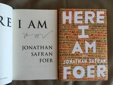 Jonathan Safran Foer 'I Am Here' 1/1 + great extras
