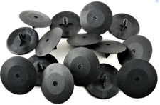 GM Truck Hood Insulation Pad Retainer Clips- Fits 1/4" Hole- 2" Dia- 16 pcs #094