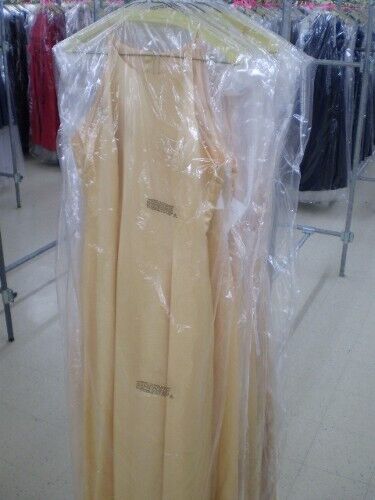 Lot of 12 Formal Bridesmaid Dresses Asst Sizes In Golden Sand Satin Style 297