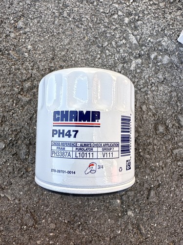 3-Pack Oil Filters Fram PH3387A Champ PH47 L10111 PF40 51037 FL-318 L-40 LF711 - Picture 2 of 3