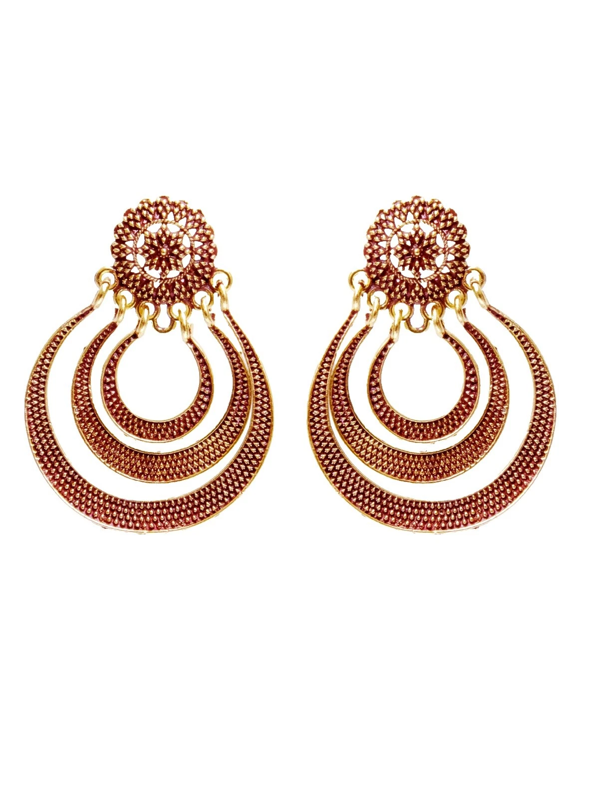Pendientes de moda belleza Goldstone