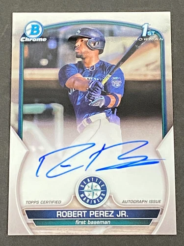 ROBERT PEREZ JR 2023 1st Bowman Chrome Auto