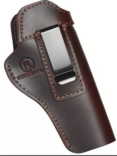 For Colt 1911 IWB Concealed Carry Leather Gun Holster 5" - Picture 15 of 22