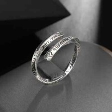 Ring Wikinger Runen Herrenring Männerring verstellbar Modeschmuck Geschenk