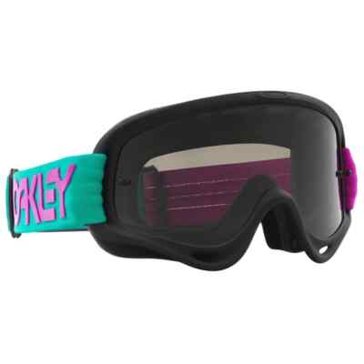 OAKLEY O FRAME MX MOTOCROSS ENDURO MX MTB BRILLE CELESTE PURPLE 2025 GRAUE GLÄSER