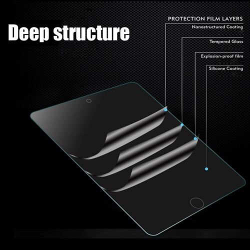 2Pcs For iPad Air / Air 2 9.7 Tempered Glass Screen Protector Anti Shatter Cover - Picture 8 of 15