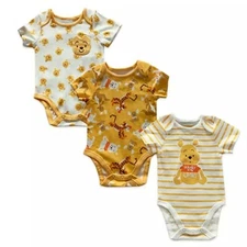 Disney Store Winnie the Pooh  & Pals 3 Baby Bodysuit Gift Set Roo Tigger New 