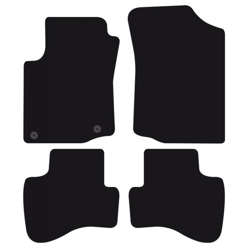 Tappeti Tappetini Auto su Misura Moquette Peugeot 107 Dal 2005 - Immagine 1