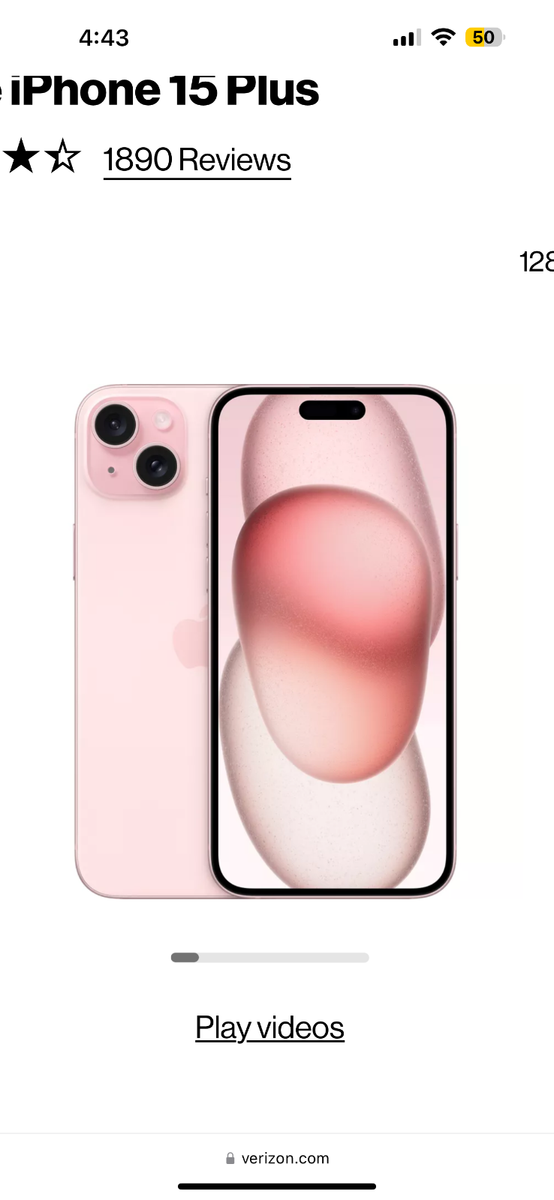 Apple iPhone 15 Plus - 128 GB - Pink (Spectrum) | eBay