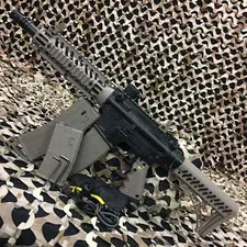 NEW Tippmann TMC Tactical Mag-fed/Hopper-fed Paintball Gun Marker - Black/Tan