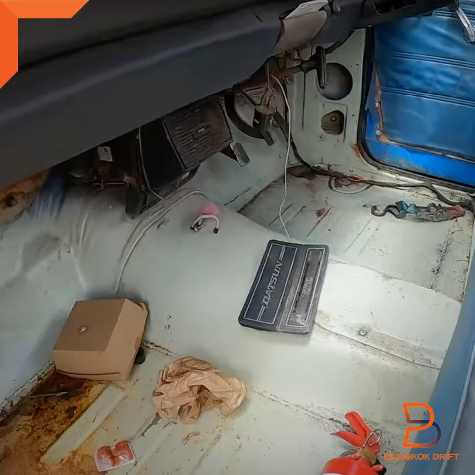 PAR DE PLACA DE PIE PANEL DE PISO DERECHO DERECHO LH PARA CAMIONETA NISSAN DATSUN 620 UTE 73-79 Foto 4 de 4