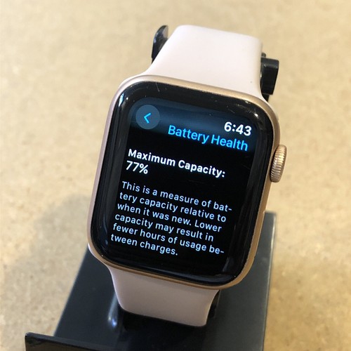 Apple Watch Series 5 S5 (GPS + LTE) 40mm Boîtier Or avec Bracelet Sport Rose Sable S/M - Photo 4 sur 11