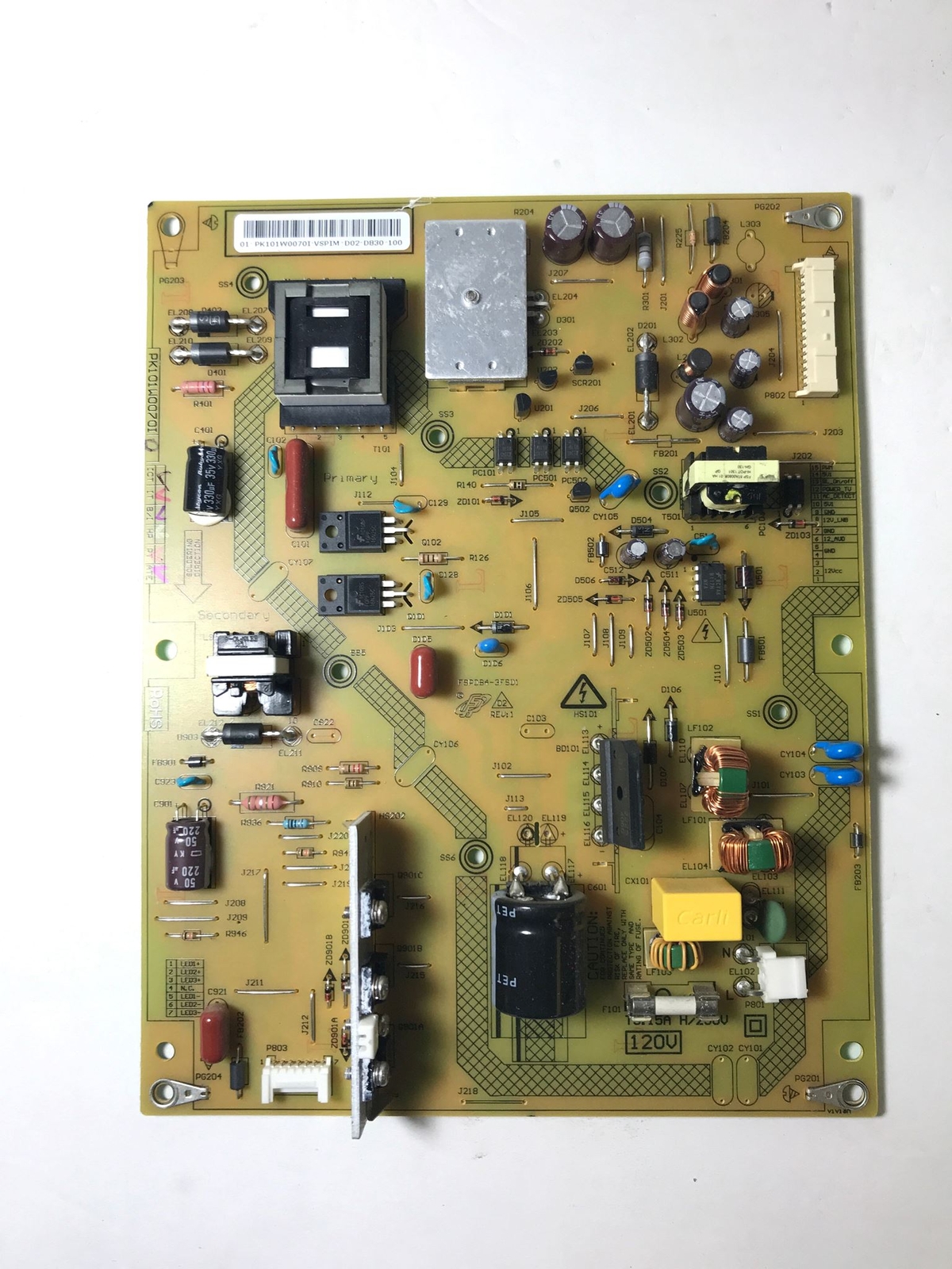 Toshiba 75033336 (PK101W0120I / PK101W0070I) Power Supply
