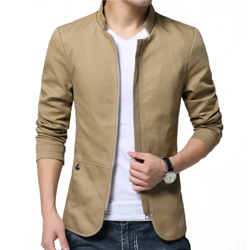 Men's Casual Slim Fit Business Formal One Button Suit Blazer Coat Jacket Tops - Picture 11 of 21