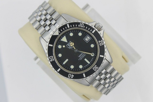 TAG Heuer 1000 Men's Black Watch - 980.013N for sale online | eBay