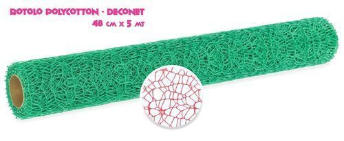Rotolo Polycotton - Deconet - Rosso 48 cm x 5 metri