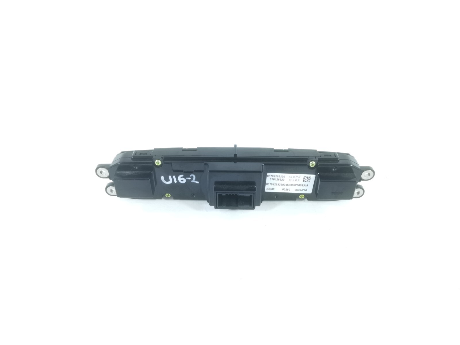17-20 MASERATI Levante HEATER CLIMATE CONTROL UNIT 670126323