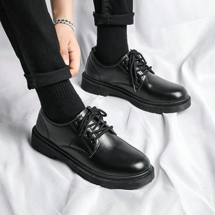 G.H. Bass & Co. Men's Waterproof Lace-Up Dress Boots  Black Leather (Size  13) | eBay