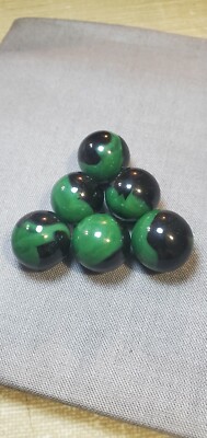 6  HTF 5/8''  HTF HAND SELECTED JABO CLASSIC  MARBLES  $5.99  LOT GB