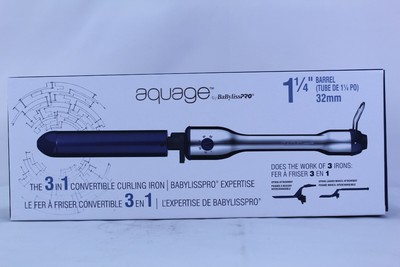 Aquage By Babylisspro The 3 In 1 Convertible Curling Iron 1 1 4 Barrel 671570001560 Ebay