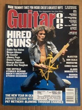 Guitar One Magazine May 2002 Eddie Van Halen Jimmy Page Stevie Ray Vaughn