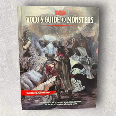 D&D Dungeons & Dragons 5E Volo's Guide to Monsters Hardcover