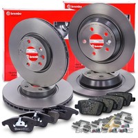 Brembo Bremsscheiben +BremsbelÄGe Vorne+Hinten FÜR Ford Galaxy S-MAX WA6