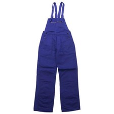 Vintage French Work Overall 60's Euro Work French Overall 44 Blue Cotton Ailee Z