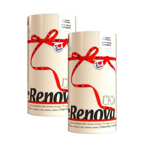 Renova Colored Paper Towels 2-Ply Compact Design Kitchen Towels Premium Quality - Picture 80 of 94