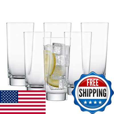 Schott Zwiesel Basic Bar Selection Long Drink Glass Set Of 6 Drinking Glass For