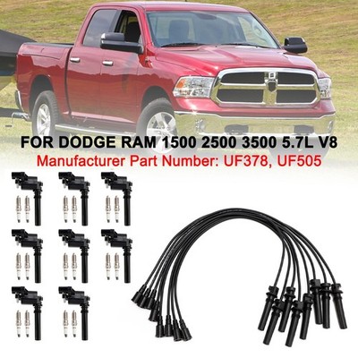 UF378 Ignition Coil+Spark Plug+Wire set Für Dodge Ram 1500 2500 3500 5.7L V8,