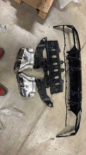 C63 Style heckdiffusor + Auspuffblenden f&uuml;r Mercedes C Klasse C205 A205 2014+