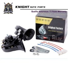 Car Horn Super Loud Train Horn for Car Boat Train Truck Black Motorcycle