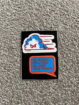 Supreme 2003 Mr Cloudy Sticker - Rare