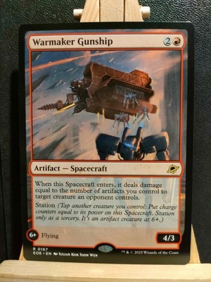 Warmaker Gunship - Edge of Eternities - Rare - NM (siehe Bilder) MTG