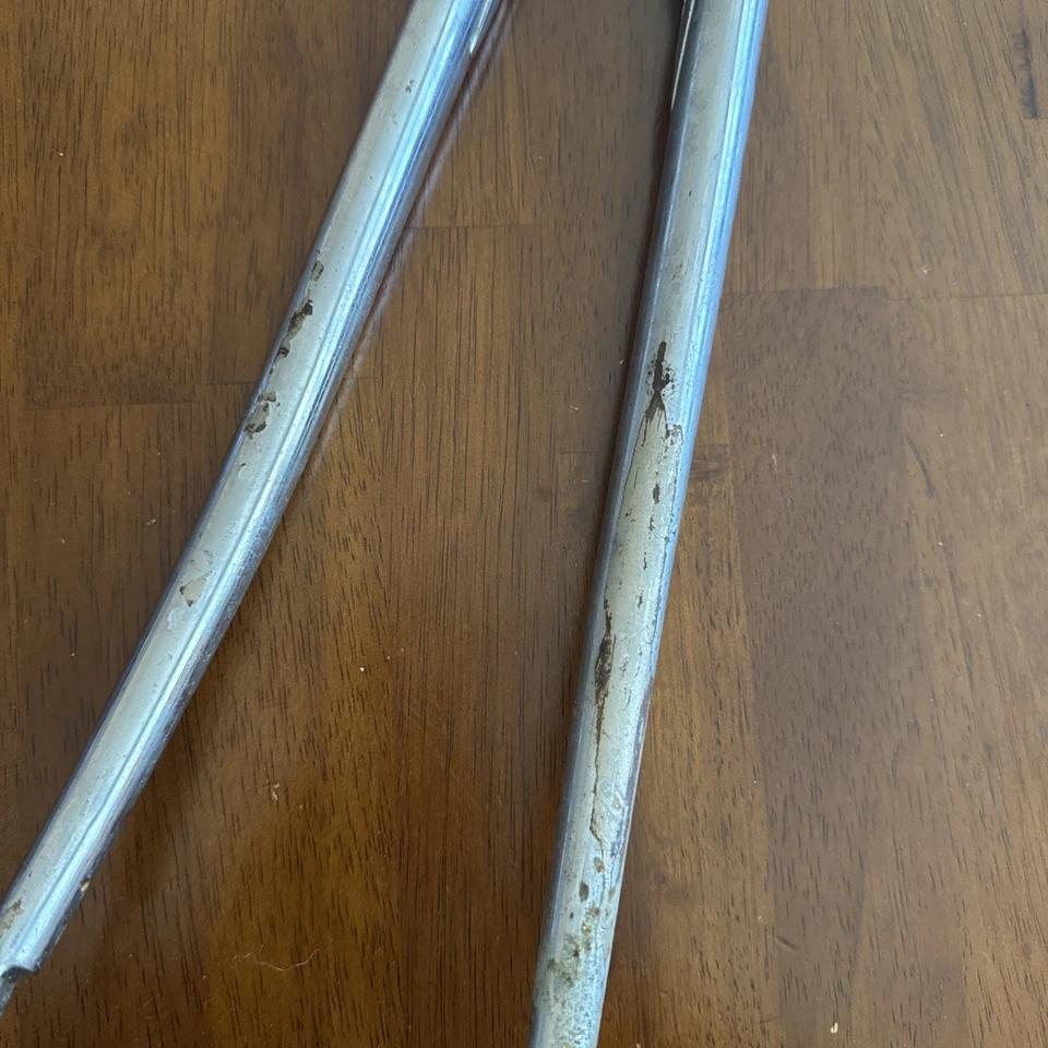 Horquilla Campagnolo vintage con orejetas - 650c - acero - 1” roscada - dirección 175 mm - usada Foto 4 de 4