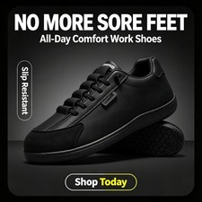Casual Shoes Men's Wide Last Comfortable Athletic Shoes Round Toe Flat Sneakers
