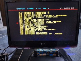 SEGA GENESIS CARTRIDGE MULTI CART 112 in 1 Retroad Retro Game PAL NTSC