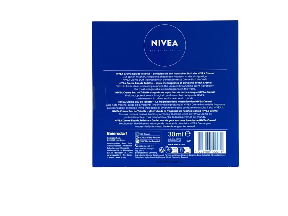 Nivea туалетная вода EDT 30 мл - новый в коробке - Изображение 2 из 3