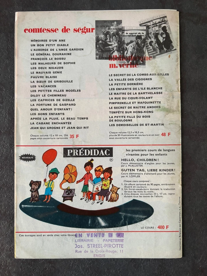 LOT DE 5 CATALOGUES CASTERMAN - 1967 / 1971 / 1976 / 1981 / 1982 - TTBE - Photo 3/4