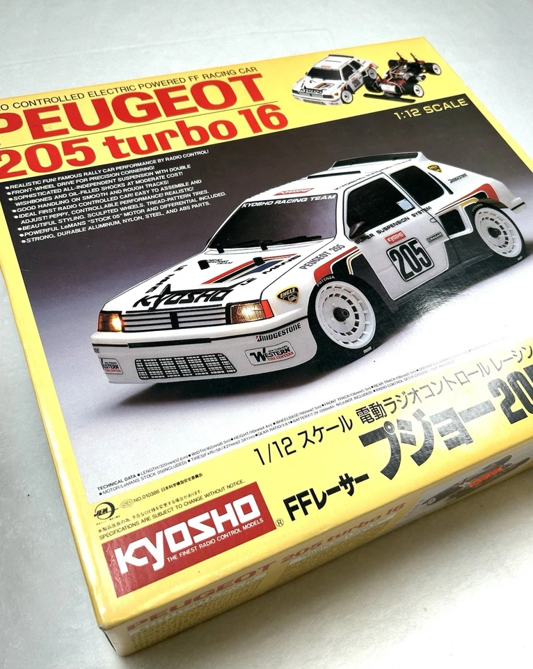 Kyosho Vintage Peugeot 205 Turbo 16 1:12 Scale Car Series VHTF -READ DESCRIPTION - Image 2 of 4