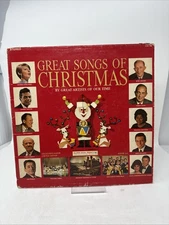 Great Songs Of Christmas By Great Artists OF Our Time Album Six Vinyl Record GD