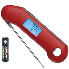 ThermoMaven Professional Digital Meat Thermometer, Ultra Dark Red & Gray 