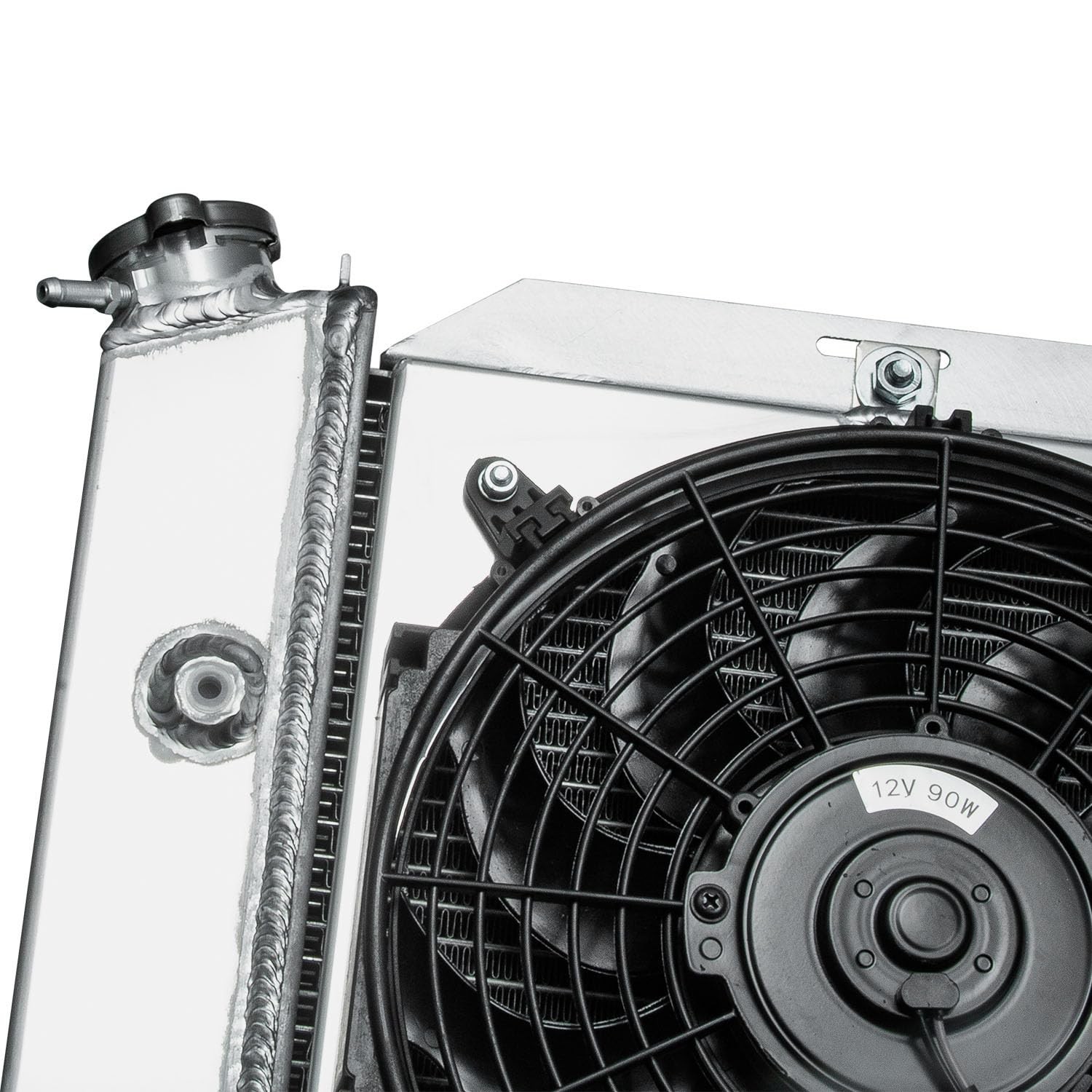 3Row Aluminum Radiator for 1969-1973 Ford Mustang for Mercury Cougar Marquis ... thumbnail 7